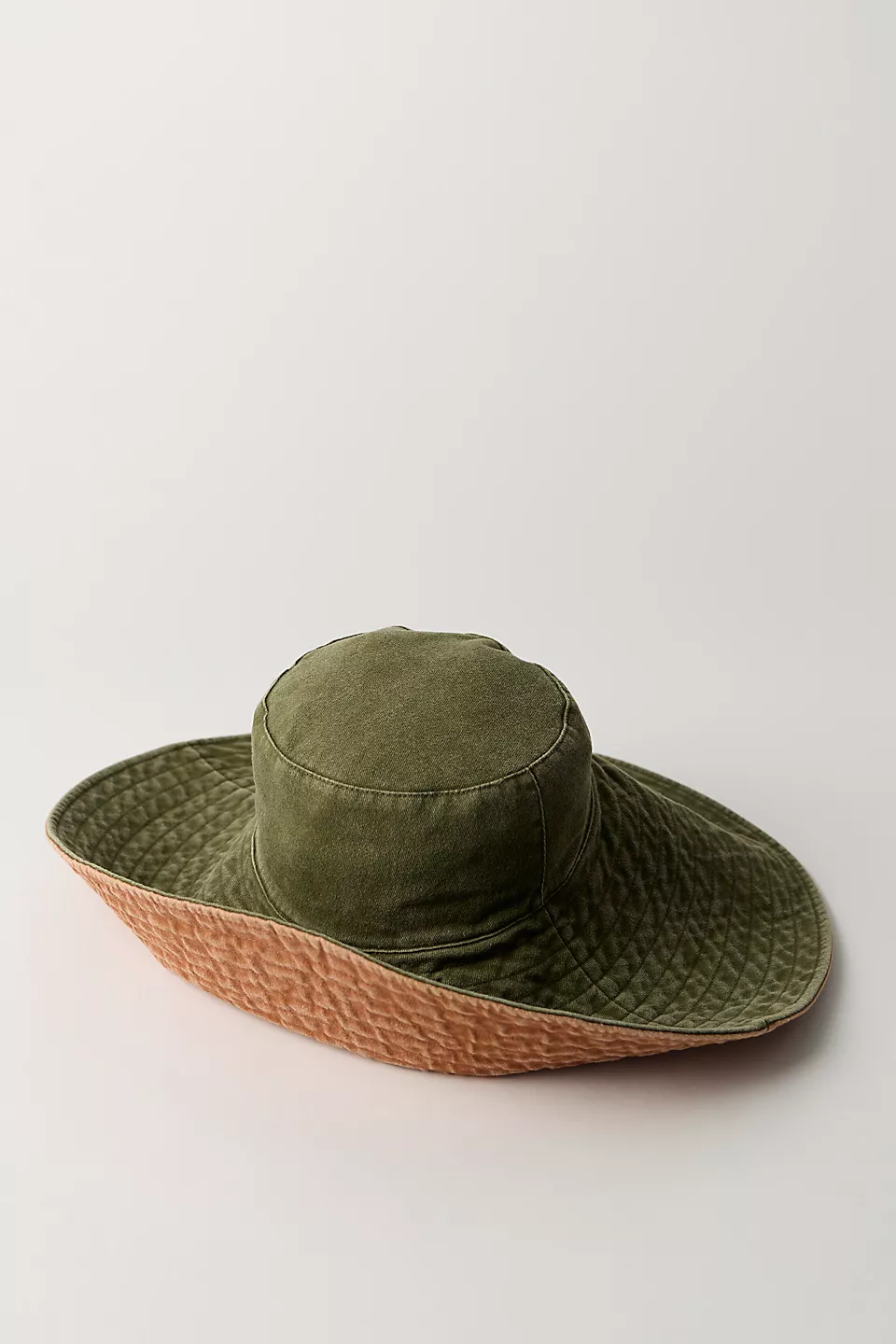 Oversized Washed Bucket Hat